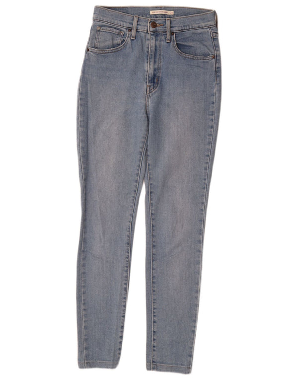 Женские джинсы суперскинни Levi's Mile High W27 L28, синий хлопок