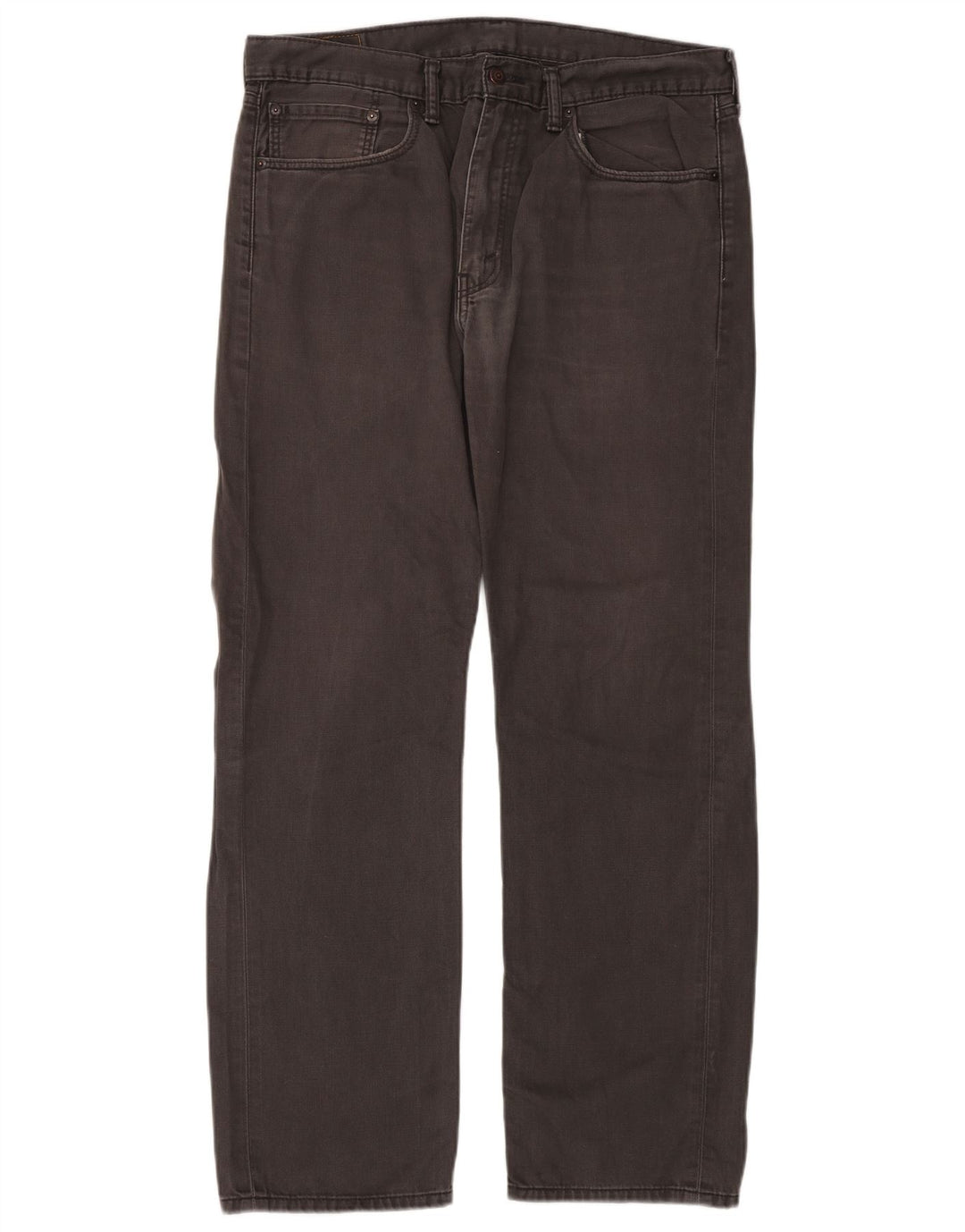 Мужские прямые джинсы Levi's 505 W36 L32 серые, хлопок