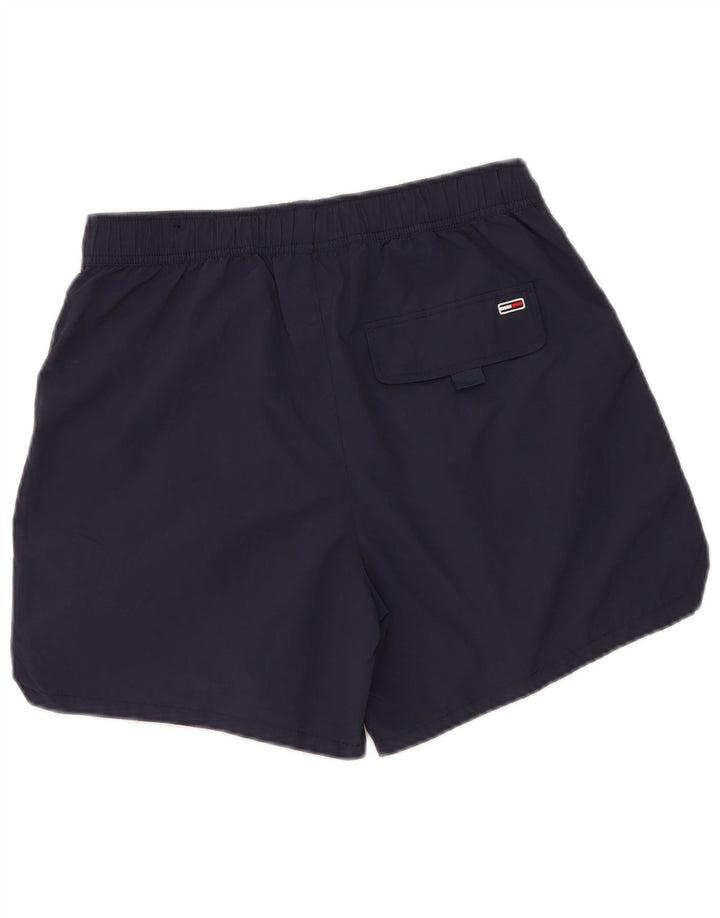 Tommy Hilfiger Мужские шорты для плавания с рисунком, темно-синие, полиамид