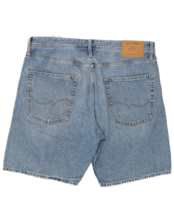 Мужские джинсовые шорты Jack & Jones Chris, большие, W34, синие, хлопок