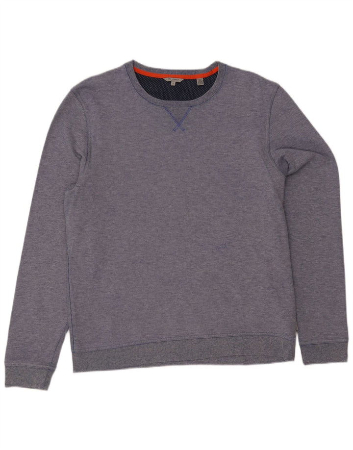 Женский свитер TED BAKER, джемпер, размер 6, 2XL, синий хлопок