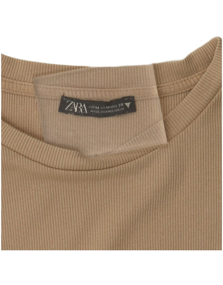 Женское боди Zara UK 12, средний бежевый