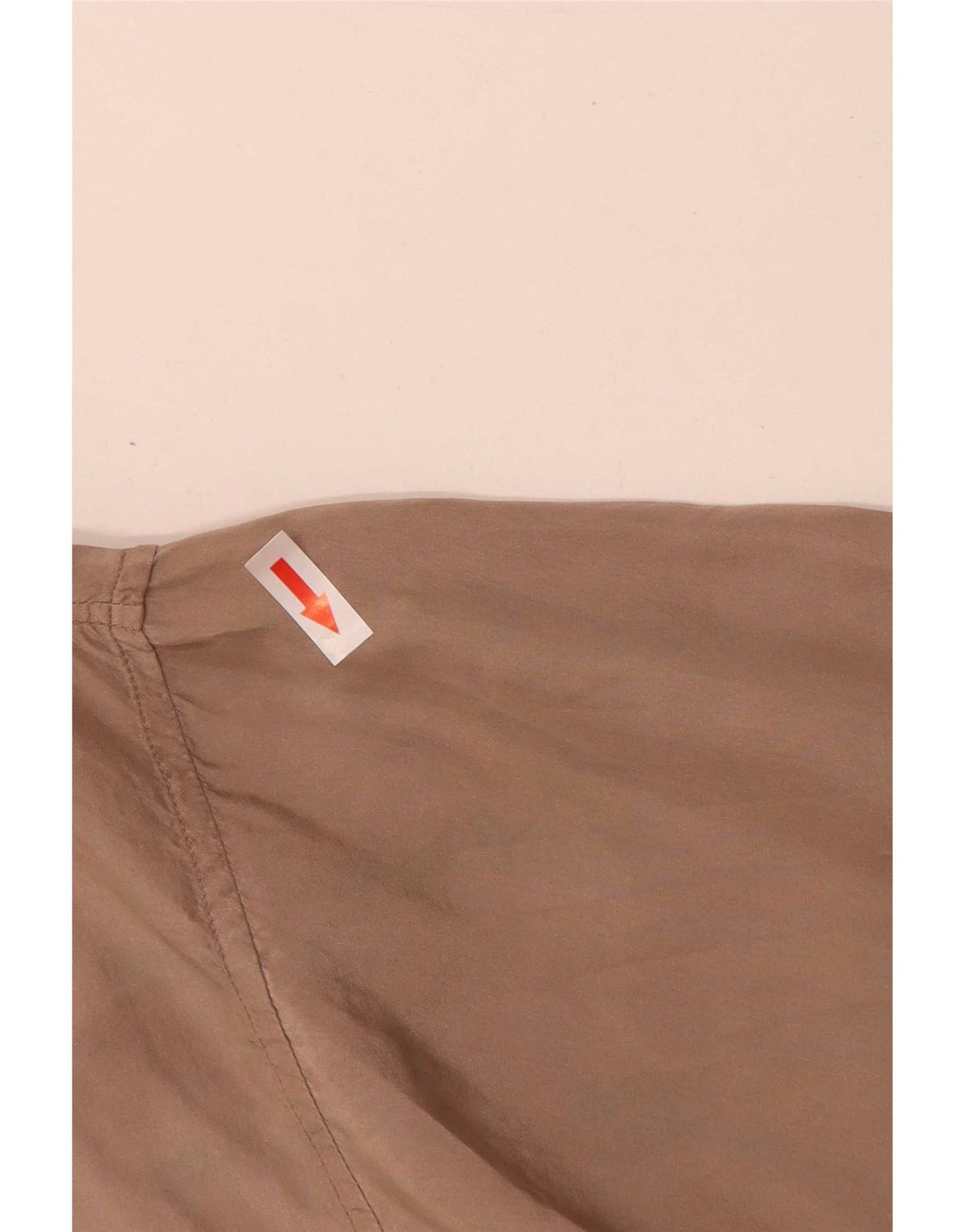 Винтажная женская удлиненная рубашка оверсайз IT 44 Medium Beige