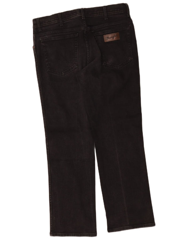 Мужские прямые джинсы Wrangler Texas W35 L30, черный хлопок