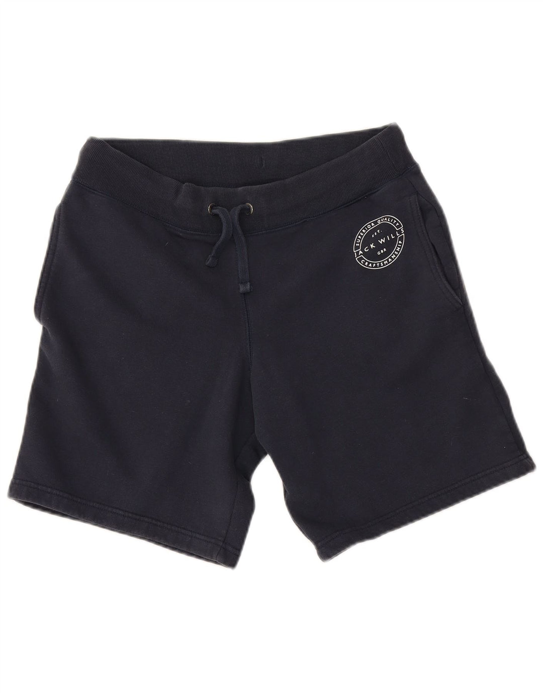 Мужские спортивные шорты Jack Wills среднего размера, темно-синие, хлопок