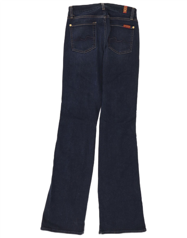 Женские джинсы Bootcut 7 For All Mankind W26 L33, темно-синие, хлопок