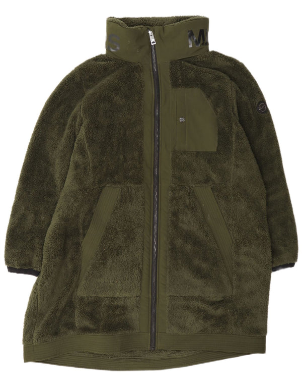 Женское флисовое пальто Michael Kors UK 20 2XL, зеленый полиэстер