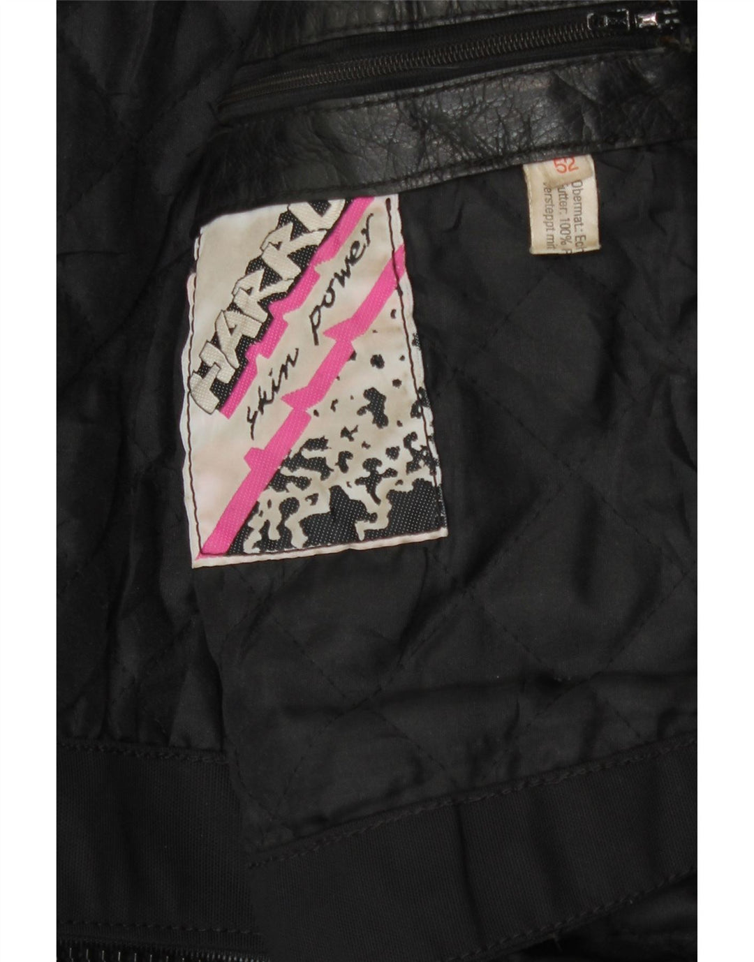 Мужская кожаная куртка-гонщик Harro IT 52 XL черная кожа