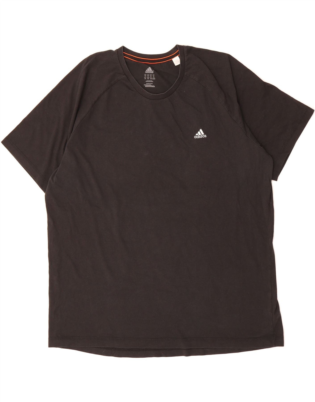ADIDAS Mens T-Shirt Top 2XL Black Cotton Vintage Adidas and Second-Hand Adidas from Messina Hembry 
