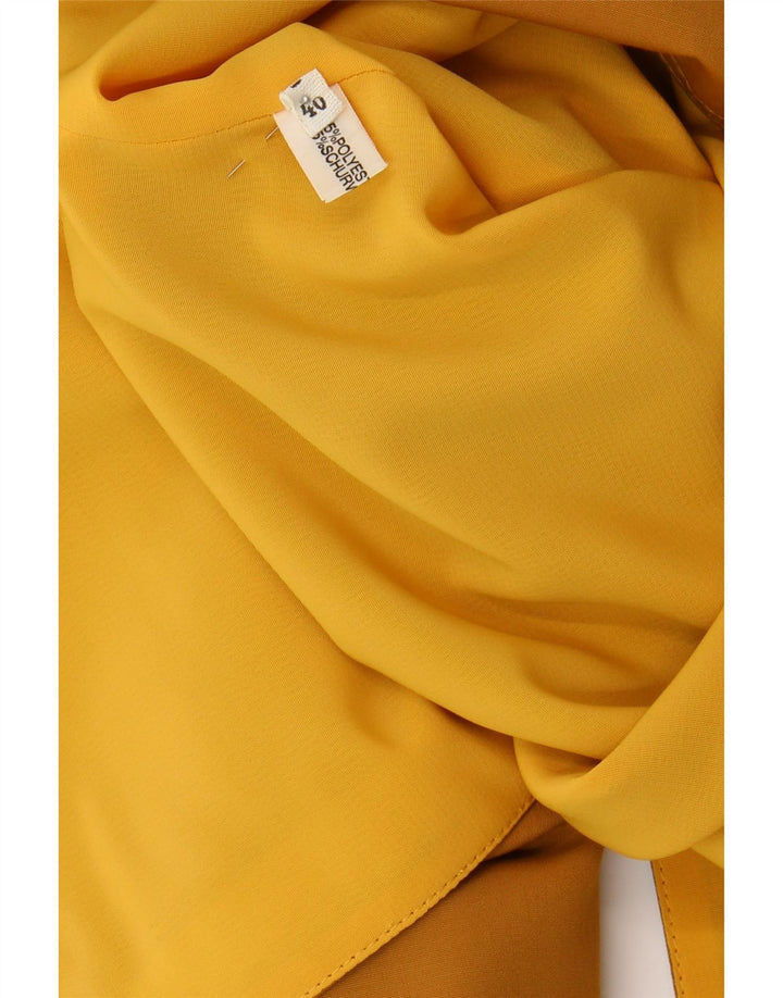 VINTAGE Womens Shirt Blouse EU 40 Medium Beige Polyester Vintage Vintage and Second-Hand Vintage from Messina Hembry 