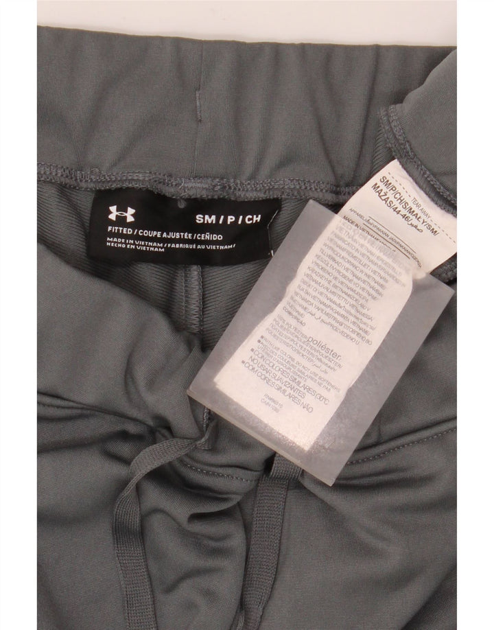 Мужские прямые спортивные брюки Under Armour, маленькие серые с цветными блоками