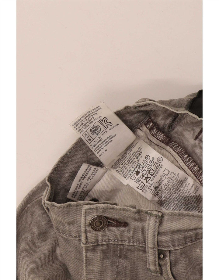 Женские джинсы скинни Levi's W29 L32 Серый хлопок