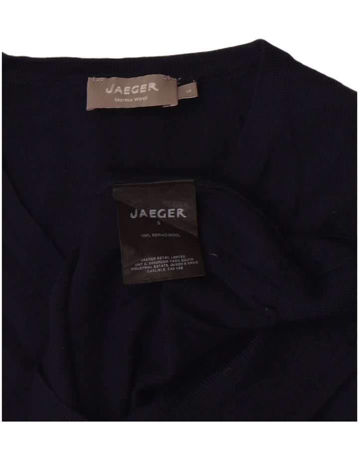 Мужская майка Jaeger, маленькая, темно-синяя, из мериносовой шерсти
