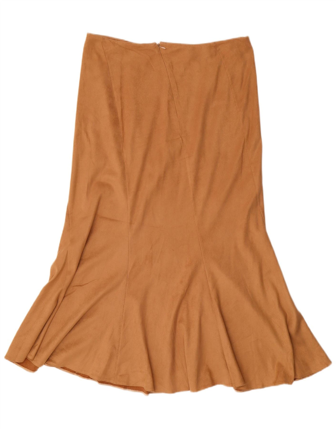 MARKS & SPENCER Womens Mermaid Skirt UK 16 Large W34 Brown Polyester