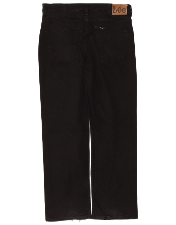 Мужские прямые джинсы Lee Brooklyn W34 L29, черный хлопок