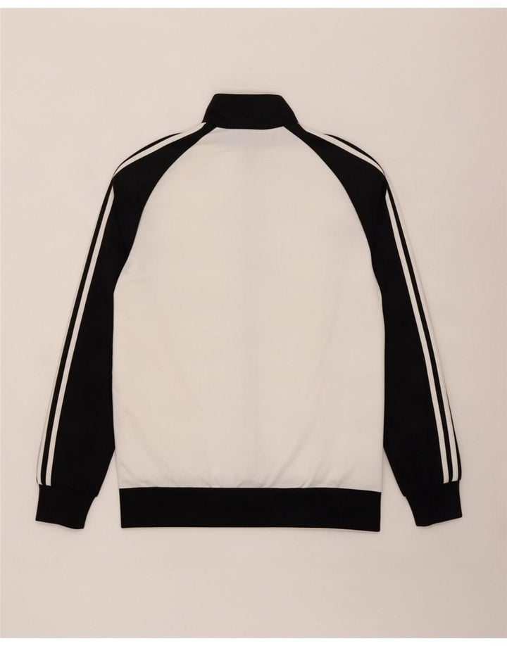 Мужская спортивная куртка Adidas UK 34/36, маленькая белая с цветными блоками