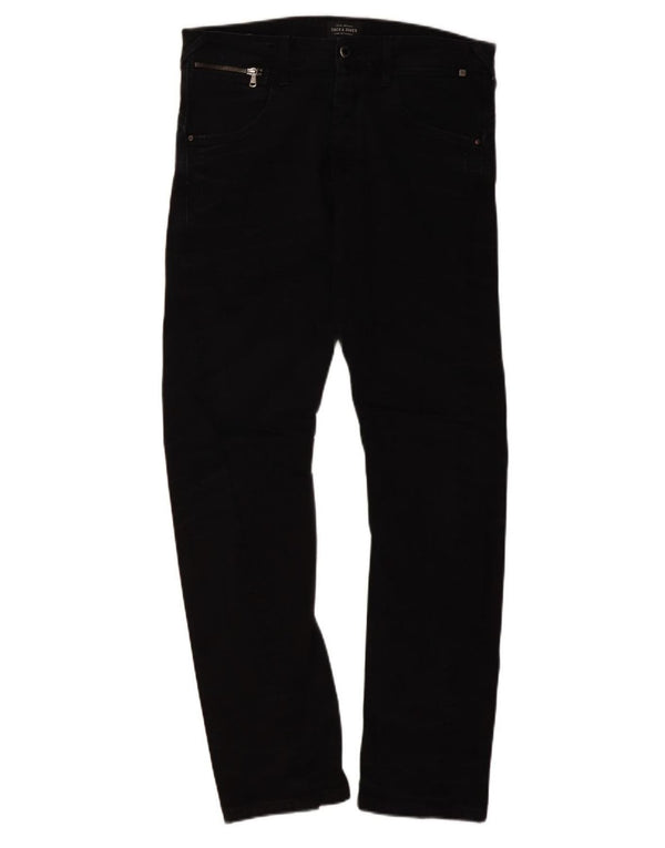 Мужские зауженные джинсы Jack & Jones W33 L34 черные