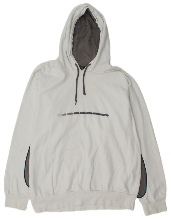 Мужской джемпер с капюшоном Nike UK 45/47 XL, цветной белый