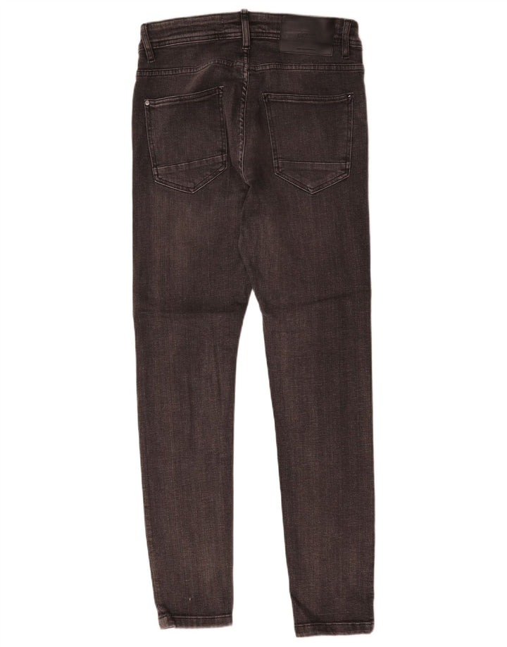 Мужские джинсы узкого кроя Zara EU 40 Medium W31 L28 Серый хлопок
