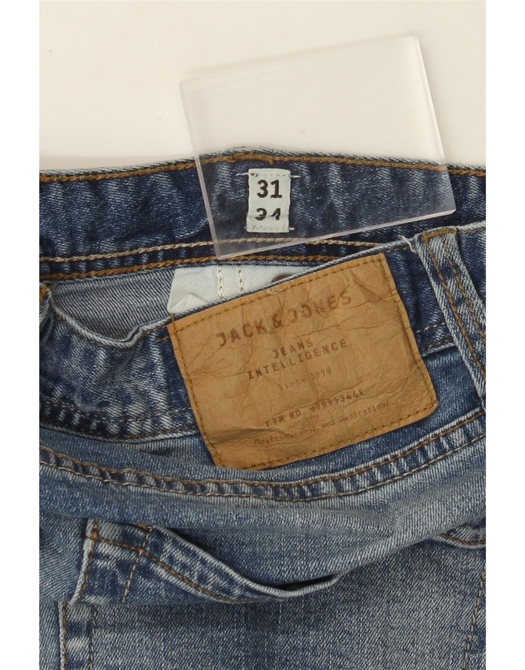 Мужские джинсы JACK & JONES Tim Slim W31 L31, синий хлопок