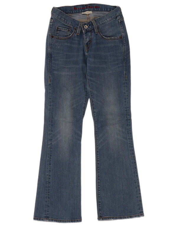 LEVI'S Womens Curvy Bootcut Jeans US 0 XS W25 L30 Blue Cotton
