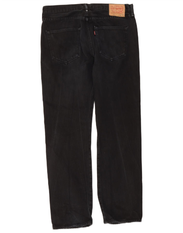 Мужские прямые джинсы Levi's 501 W34 L32 темно-синие, хлопок