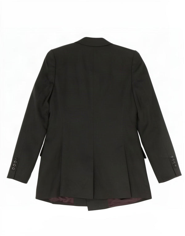 Женский двубортный пиджак Zara UK 10, маленький зеленый лиоцелл