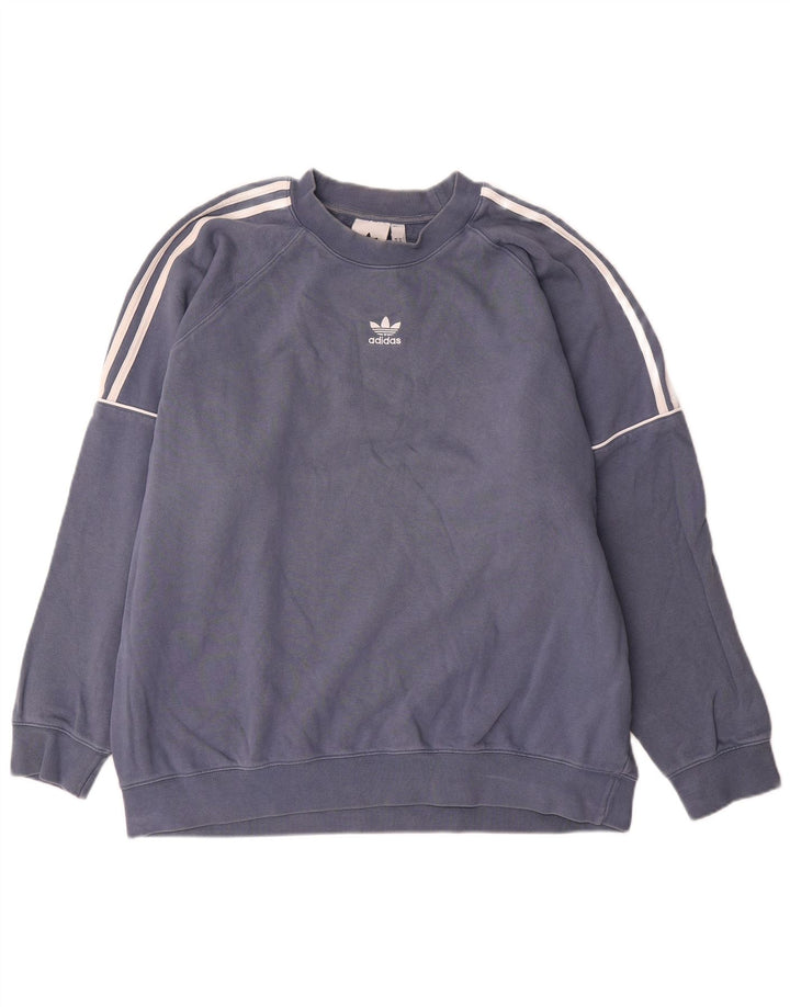 Adidas Мужская толстовка Джемпер XL Темно-синий Хлопок