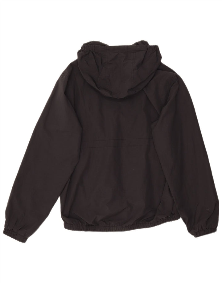 Куртка-бомбер с капюшоном LYLE & SCOTT для мальчиков 14-15 лет, черный хлопок