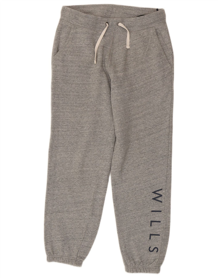 Мужские спортивные брюки с графическим рисунком Jack Wills, джоггеры, средние серые в крапинку