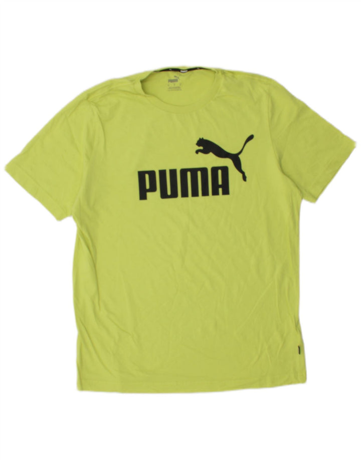 Мужской жилет с рисунком PUMA, хлопковый средний зеленый цвет