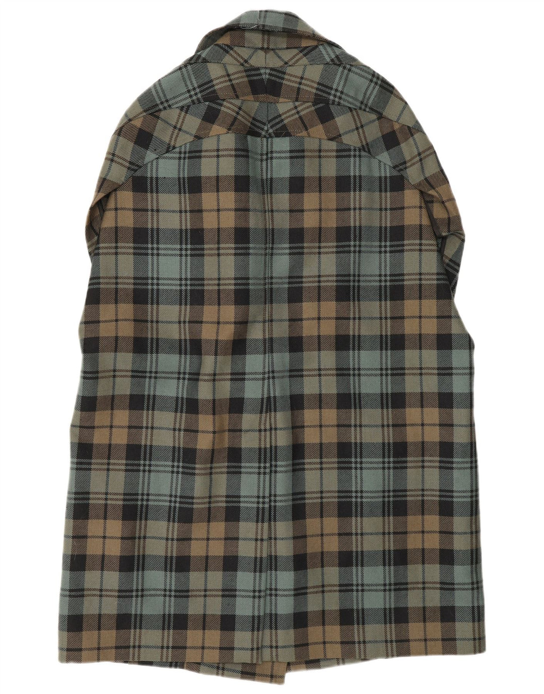 Alberto Biani Женское двубортное пальто IT 42 Medium Green Plaid