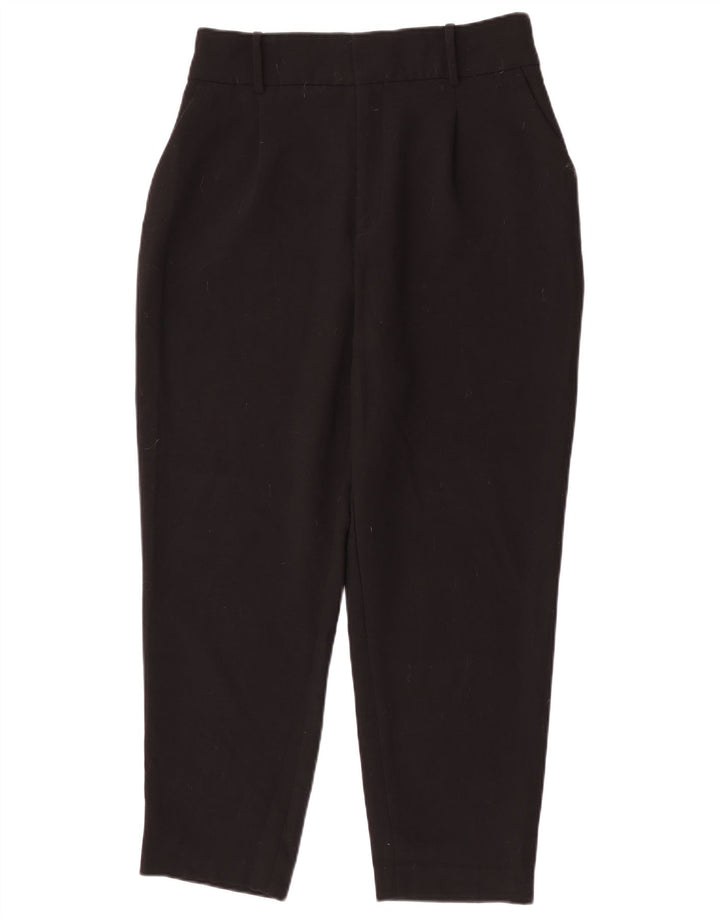 Женские зауженные брюки-чиносы Zara, большие W30 L26, черные, полиэстер