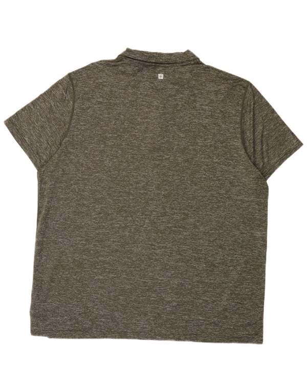 Мужская рубашка-поло Mountain Warehouse 2XL, хаки, крапинка, полиамид
