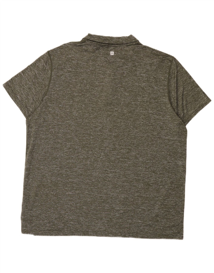 Мужская рубашка-поло Mountain Warehouse 2XL, хаки, крапинка, полиамид