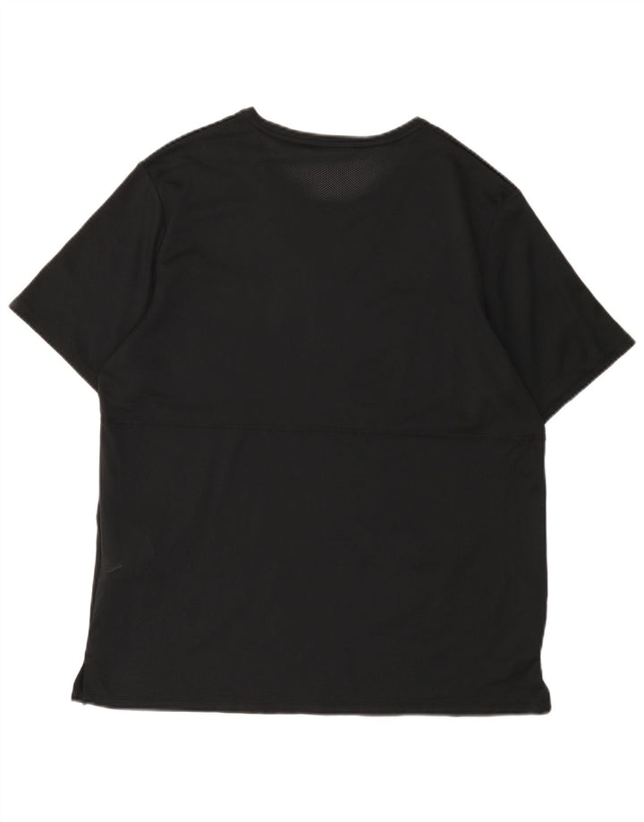 Мужская футболка Nike Dri Fit, большой черный полиэстер