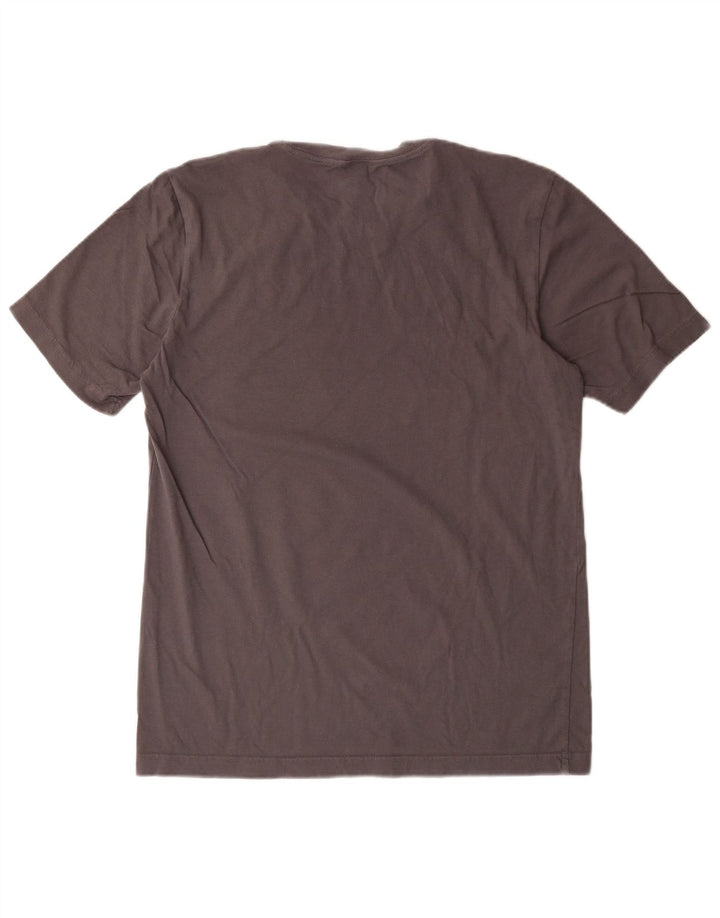 ADIDAS Mens Graphic T-Shirt Top Small Grey Cotton