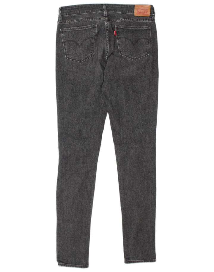 LEVI'S Womens 711 Skinny Jeans W29 L33  Grey Cotton