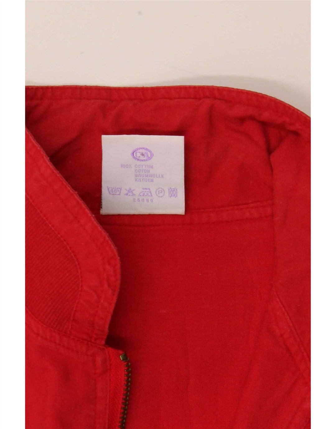Мужской анорак C&A New Fast Military Anorak EU 48/50, средний красный хлопок