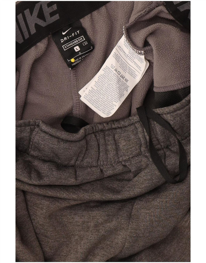 Мужские спортивные брюки Nike Dri Fit Standard, джоггеры, большой серый полиэстер
