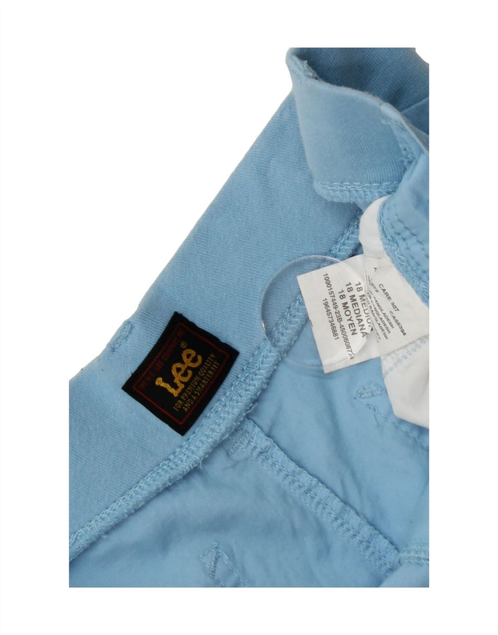 LEE Womens Cargo Shorts US 18 2XL W38 Blue Cotton Vintage Lee and Second-Hand Lee from Messina Hembry 