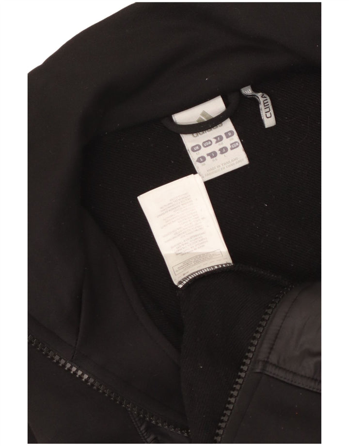 Женская спортивная куртка Adidas Climalite UK 12, средний черный полиэстер