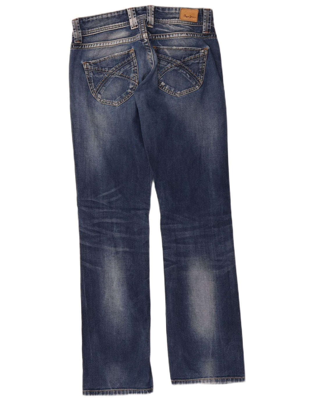 PEPE Jeans Женские джинсы Bootcut W27 L32 Синий хлопок