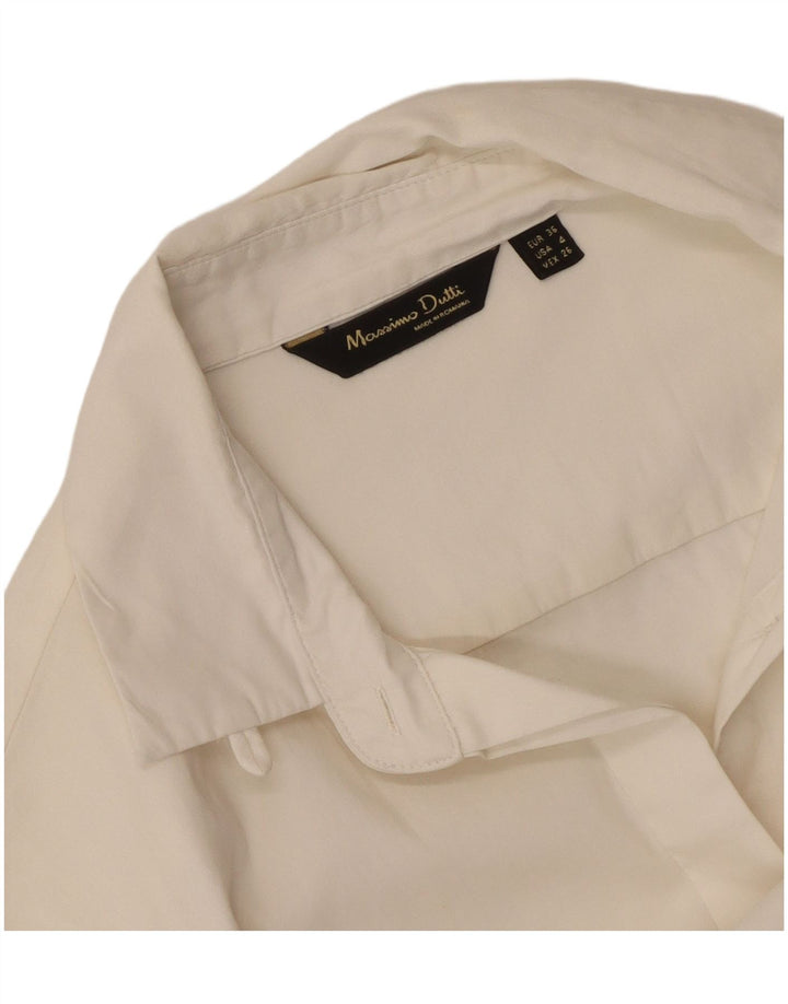 Рубашка женская MASSIMO DUTTI EU 36 XS Белая