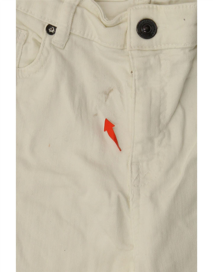 Женские узкие джинсы ZARA EU 38, маленькие W28 L26, белые