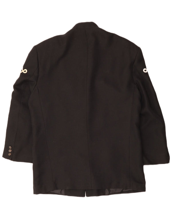 Мужской пиджак VINTAGE на 5 пуговицах UK 40, большой черный вискоза