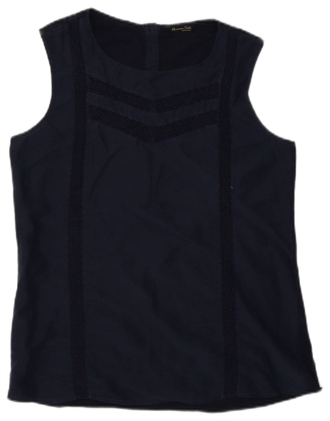 Женский жилет Massimo Dutti Top UK 12 Medium Navy Blue