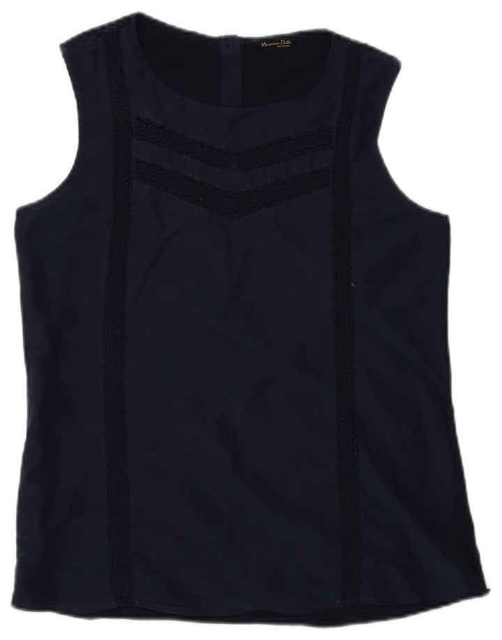 Женский жилет Massimo Dutti Top UK 12 Medium Navy Blue