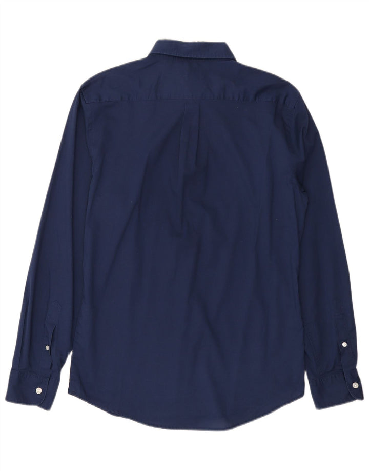 Мужская рубашка Dockers среднего размера, темно-синяя, хлопковая