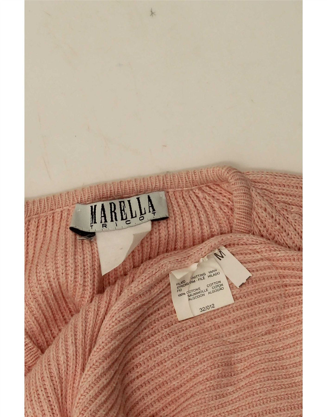 Женский кардиган Marella UK 14, хлопок среднего розового цвета